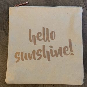 Cosmetic Target zip pouch